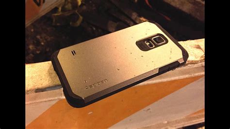 Samsung S5: Spigen Tough Armor Drop Test 